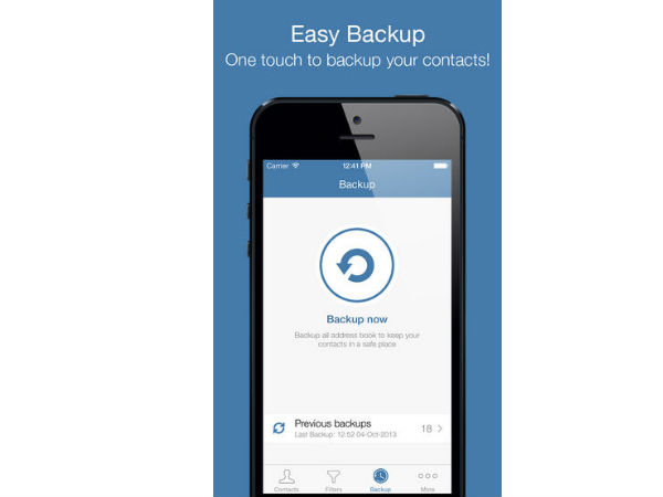 Easy Backup - My Contacts Backup Assistant (iOS)