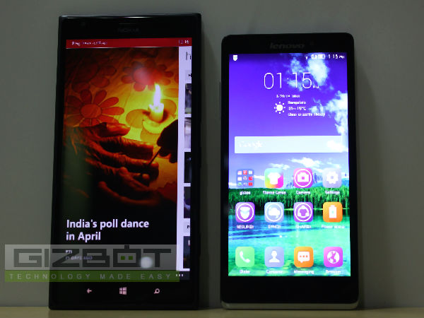 Lenovo Vibe Z Vs Nokia Lumia 1520