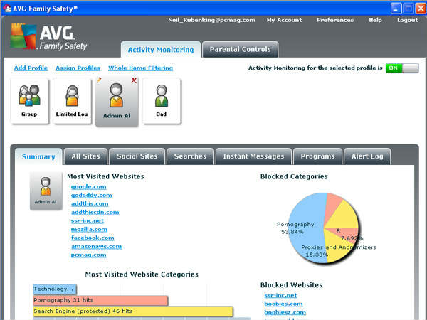 AVG Family Safety (फ्री)