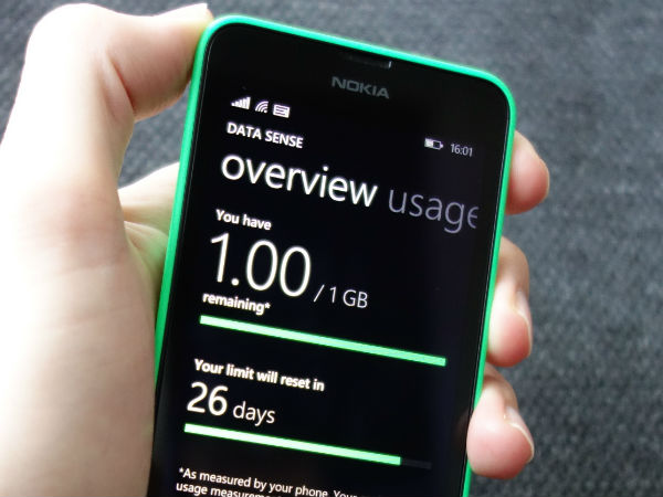 Data Sense for Windows Phone 8.1