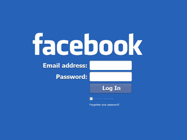 Facebook login Page is not loading