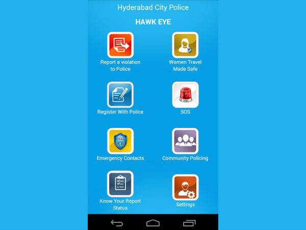 हैदराबाद  पुलिस ने लांच की महिला सुरक्षा के लिए मोबाइल एप