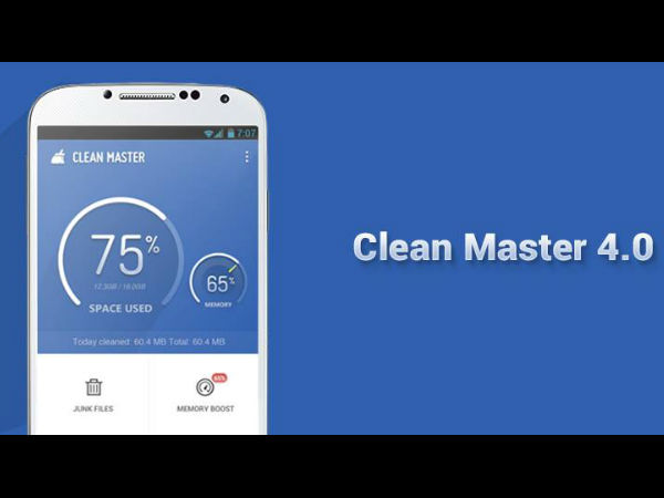 1. Clean master