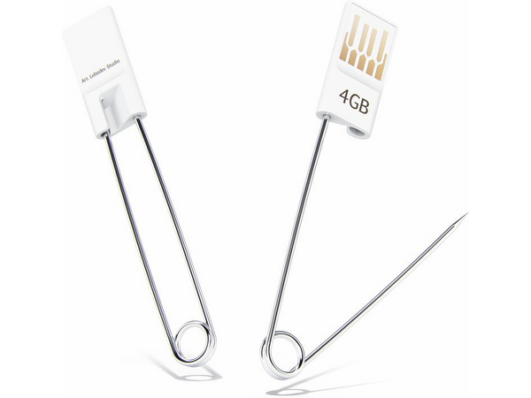 Safety pin pen drive Safety pin pen drive