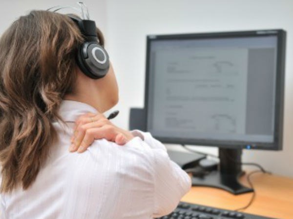 10. Computers causing back and neck pain