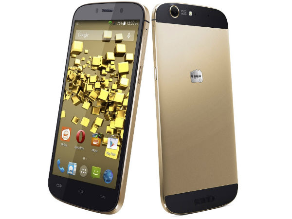 Micromax Canvas Gold
