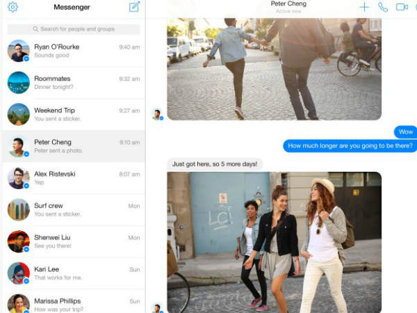 फेसबुक ने लांच डेस्‍कटॉप मैसेंजर 