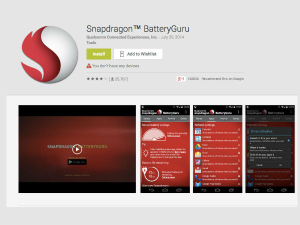 Snapdragon Battery Guru