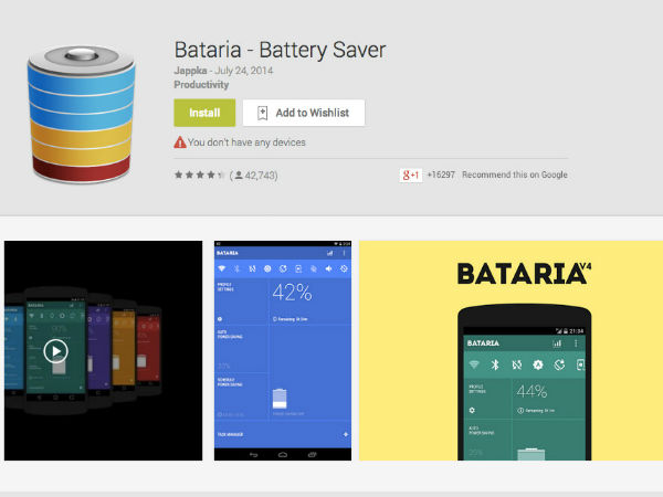 Bataria – Battery Saver