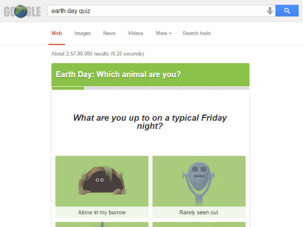 गूगल ने अपने डूडल में घुमाई पृथ्वी 