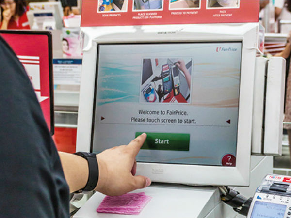 Self-Serve Checkout Screen 