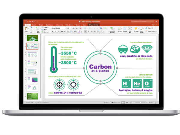 माइक्रोसॉफ्ट ऑफिस 2016 फीचर्स