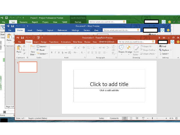 माइक्रोसॉफ्ट ऑफिस 2016 फीचर्स