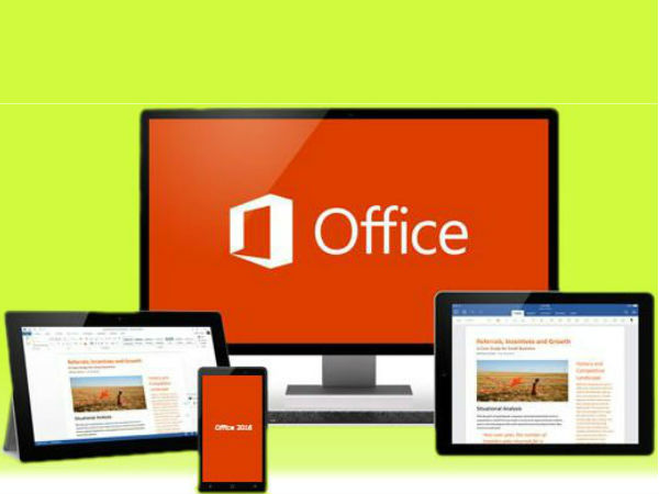 माइक्रोसॉफ्ट ऑफिस 2016 फीचर्स