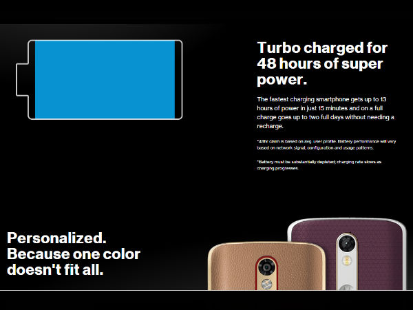 ड्रॉयड टर्बो 2 - फीचर्स: