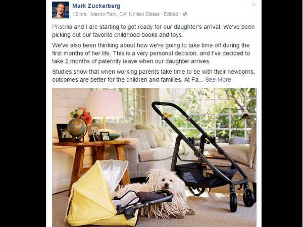 जुकरबर्ग के घर आएगी नन्हीं परी..!