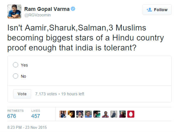 आमिर खान के इस बयान पर देखिए ट्विटर पर कैसे हुआ बवाल-