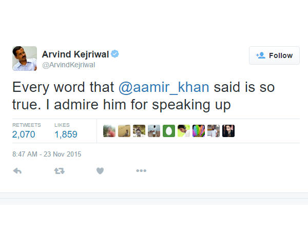 आमिर खान के इस बयान पर देखिए ट्विटर पर कैसे हुआ बवाल-