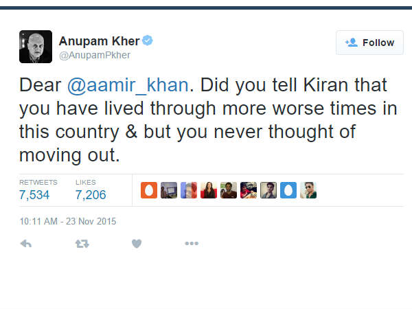 आमिर खान के इस बयान पर देखिए ट्विटर पर कैसे हुआ बवाल-