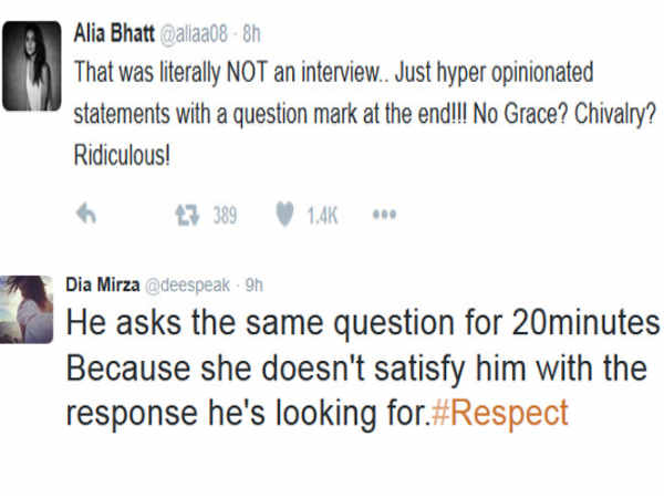 अलिया भट्ट व दिया मिर्जा