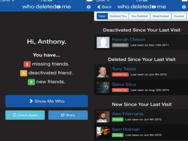 ये एप बताएगी किसने किया आपको फेसबुक पर अनफ्रेंड!