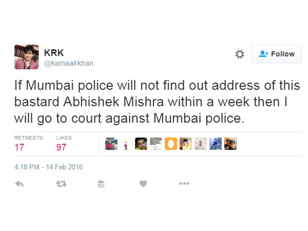 सबको भला-बुरा बोलने वाले केआरके को इस लड़के ने दिखाए तारे, विडियो वायरल!