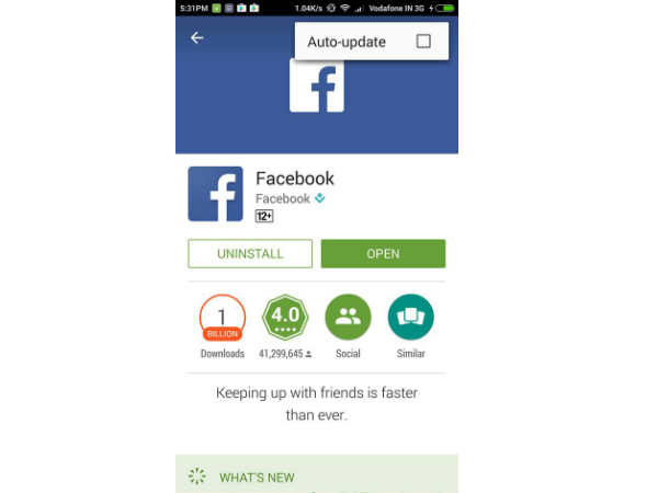 Update your app 