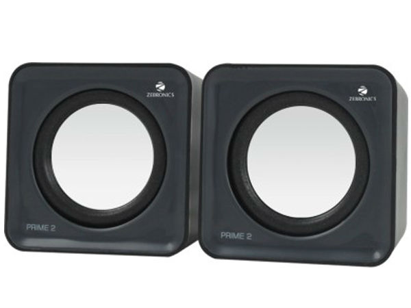 ज़ेब्रोनिक प्राइम 2 मिनि डेस्कटॉप स्पीकर्स