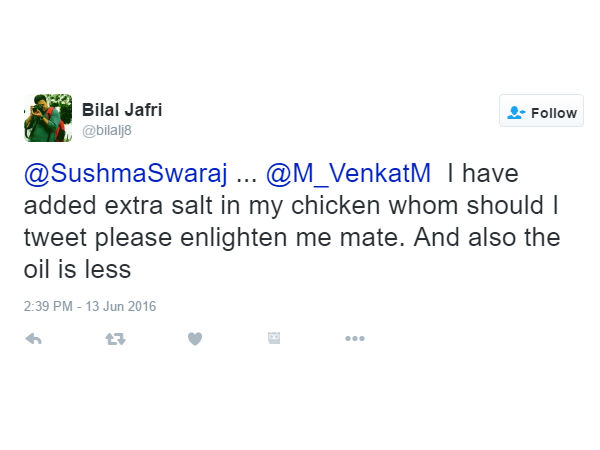 क्या आपने देखा सुषमा स्वराज का मजेदार ट्वीट!