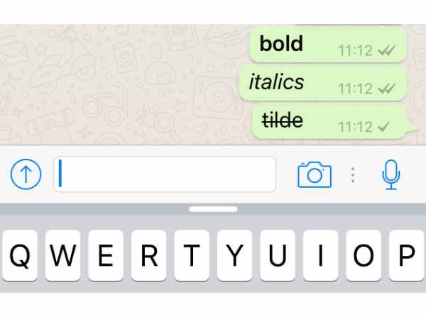 बोल्ड, इटैलिक और भी 