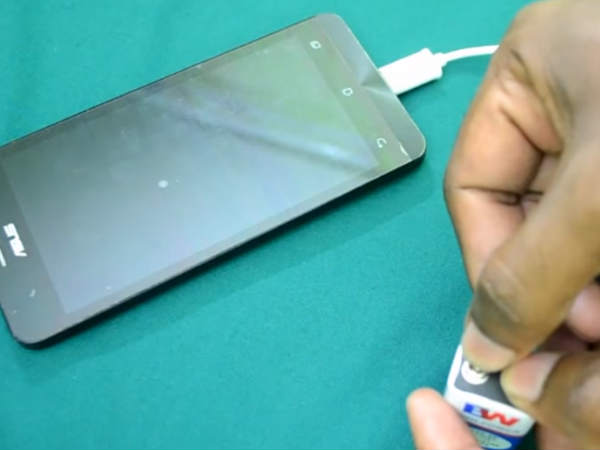 बैटरी का प्रयोग