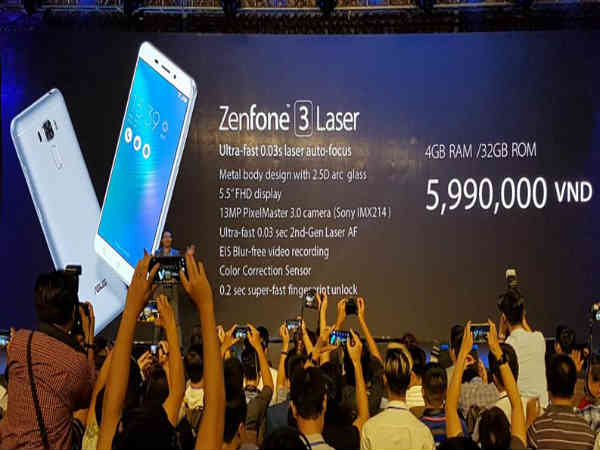 आसुस के मिड रेंज स्मार्टफोन जेनफोन 3 लेज़र और जेनफोन 3 मैक्स लॉन्च