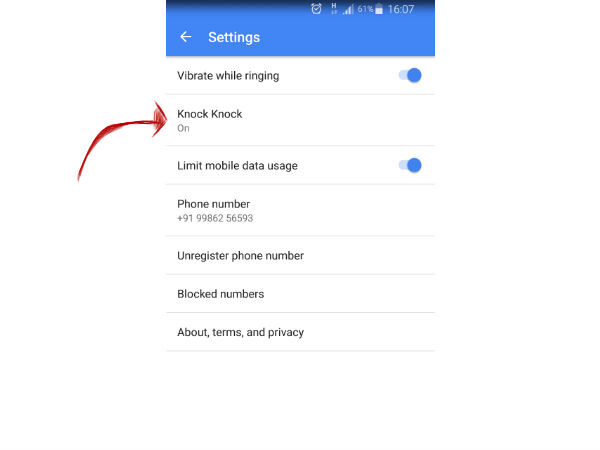 नॉक-नॉक की मदद से प्रिव्‍यू देख सकते है