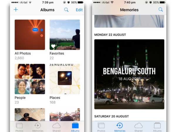 इम्‍प्रूव फोटो एप और मेमोरी