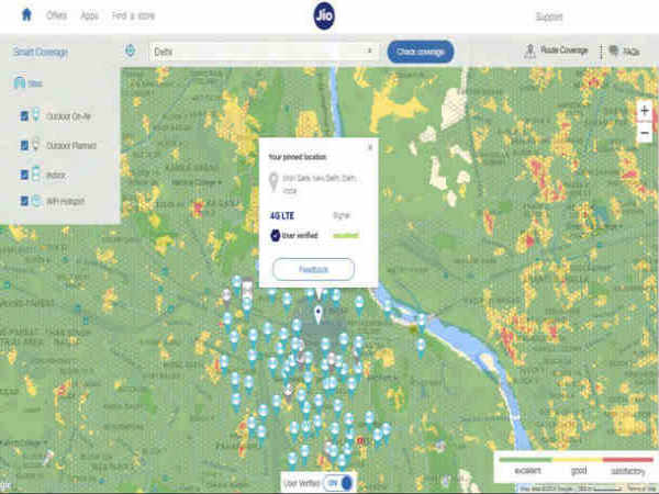 क्या आपके शहर में है रिलायंस जियो 4जी ? यहां जानिए !