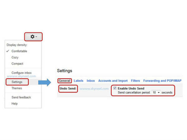 सेंड मेल को कैसे रोके 