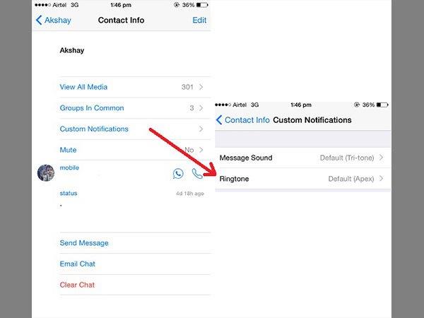 एंड्रायड और आईओएस डिवाइस पर कैसे सेट करें व्‍हाट्सएप रिंगटोन
