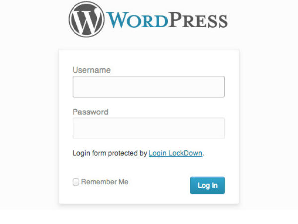 Wordpress लॉगइन करें 