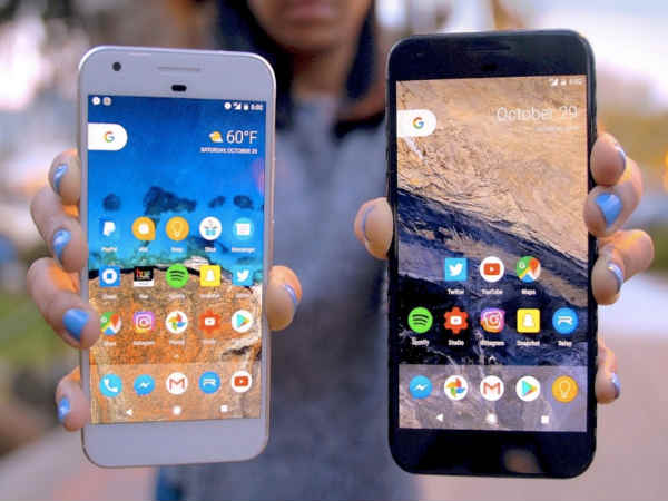 Pixel XL 2 का डिजाइन-