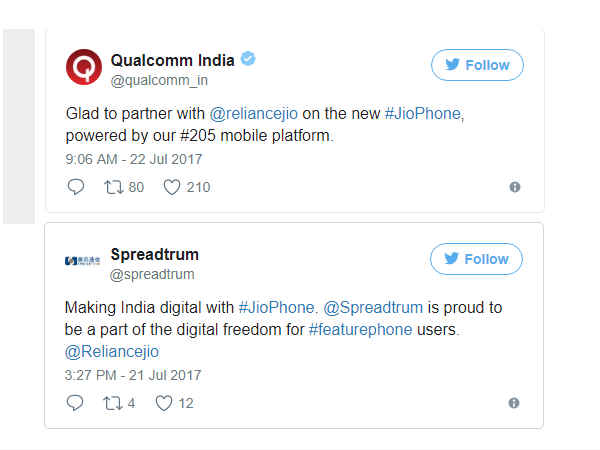 21 जुलाई को क्वालकॉम इंडिया ने अपने ऑफिशियट 