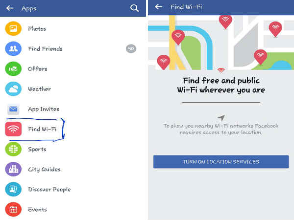 फ्री Wi-Fi ढूंढ़ने में मदद करेगा फेसबुक का नया फीचर