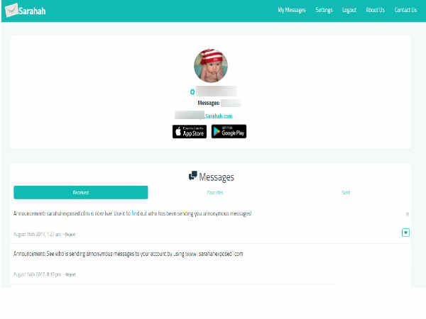 Sarahah ऐप पर मैसेज भेजने वाले का नाम जानना चाहते हैं आप ? Sarahah ऐप पर मैसेज भेजने वाले का नाम जानना चाहते हैं आप ?