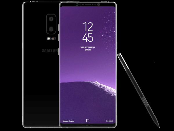 Samsung galaxy note 8 भारत में 12 सितंबर को होगा लॉन्च