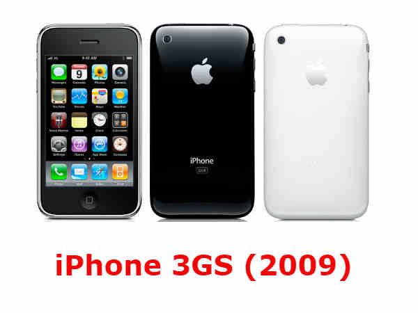 iPhone 3GS (2009)- 