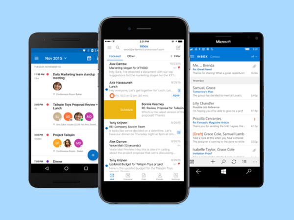 आउटलुक फॉर मोबाइल 