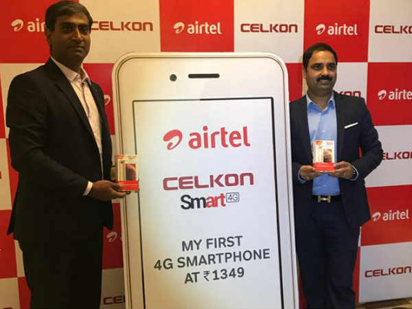 एयरटेल का नया Celkon smart 4G फोन, कीमत 1349 रुपए