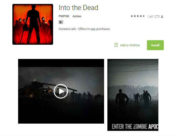 Into the Dead- 