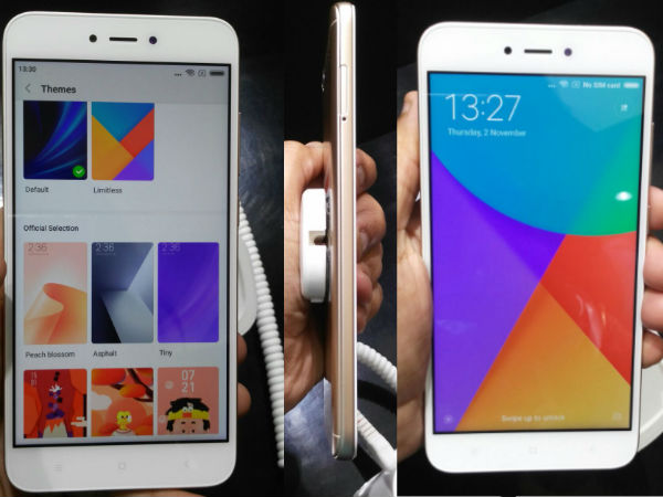 रेड्मी Y1 lite के स्पेसिफिकेशन रेड्मी Y1 lite के स्पेसिफिकेशन