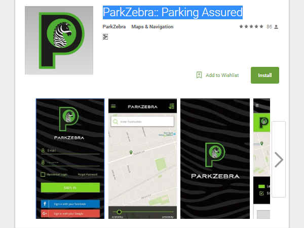 ParkZebra:: Parking Assured