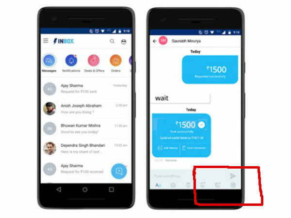 Paytm Inbox से एक क्लीक में सेंड करें रुपए, व्हाट्सऐप के सारे फीचर्स हैं इसमें Paytm Inbox से एक क्लीक में सेंड करें रुपए, व्हाट्सऐप के सारे फीचर्स हैं इसमें